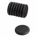 Paperperfect UBR3021U0012 1.25 in. dia. High Energy Magnets Circle, Black, 8PK PA2492863
